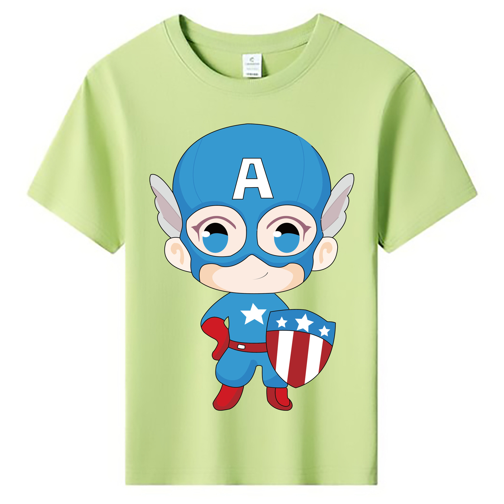 （画像用） アベンジャーズ The Avengers 綿100％キッズTシャツ（フロントプリント）